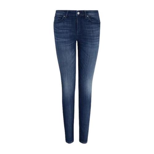 Blå Super Skinny Dame Jeans