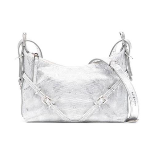 Sølv Mini Voyou Crossbody Taske