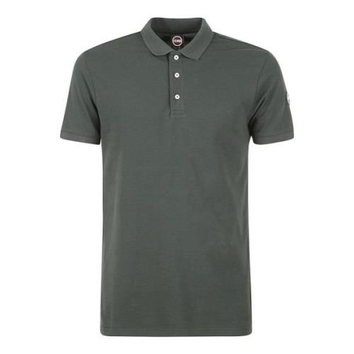 Grøn Polo Shirt Stræk Bomuld