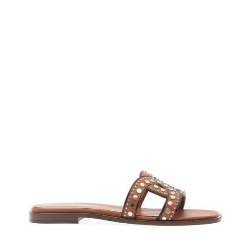 Studded Leather Sandals