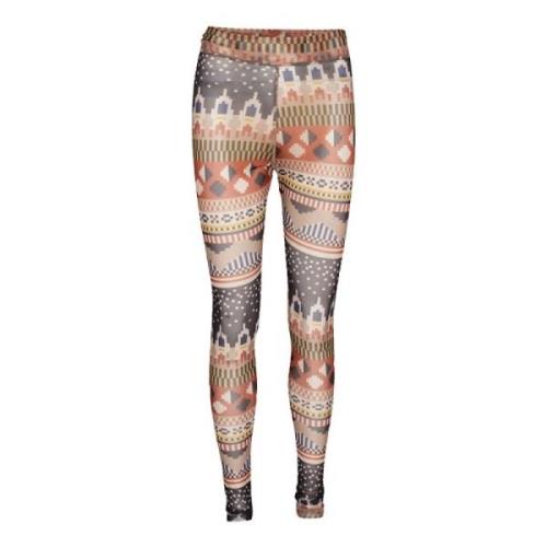 Space Game Print Mesh Leggings