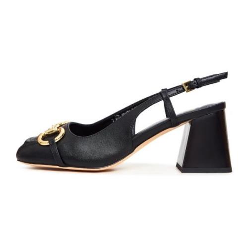 Sorte Block Heel Pumps Anais