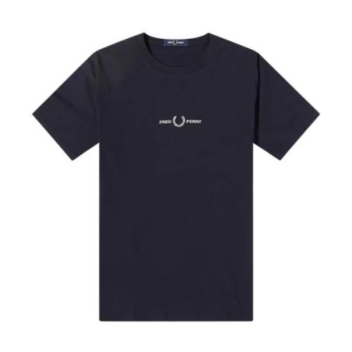 Broderet Logo T-shirt Navy-S