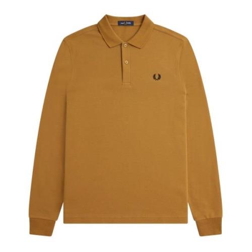 Mørk Karamel/Sort Polo Skjorte