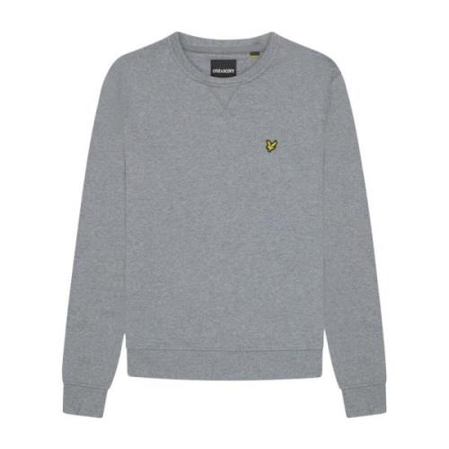 Klassisk Crew Neck Sweatshirt Mid Grey