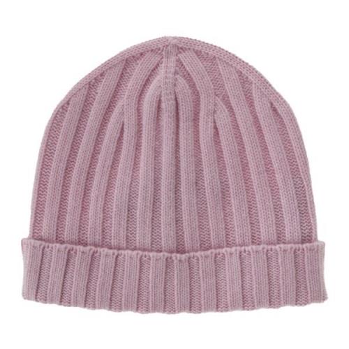 Kashmir Ribstrikket Beanie Hat