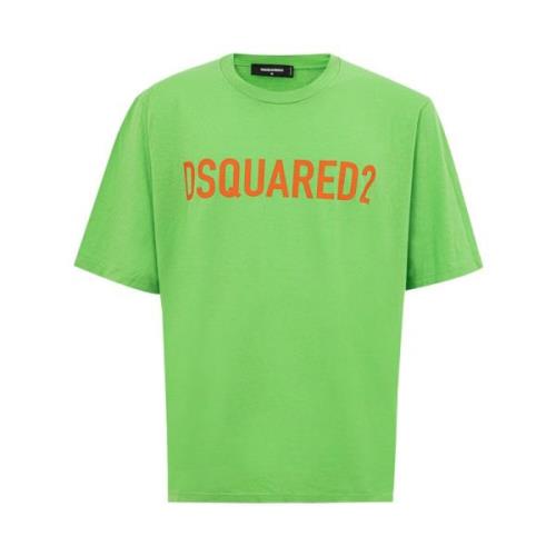 Bomuld Oversize Logo T-Shirt