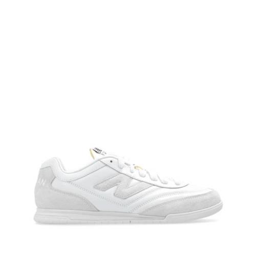 Hvide lave sneakers med N-patch