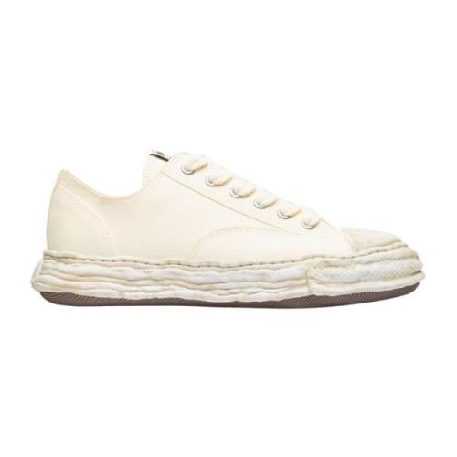 Canvas Distressed Sole Sneakers