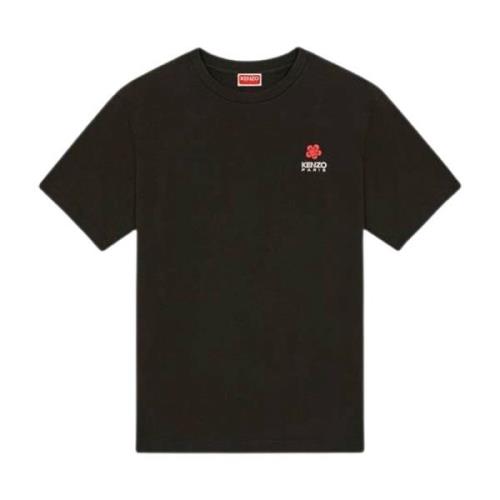 Blomstret Crest Tee-Shirt