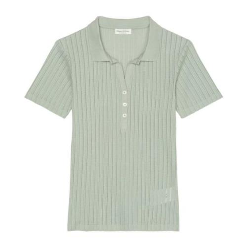 Pointelle polo shirt regular