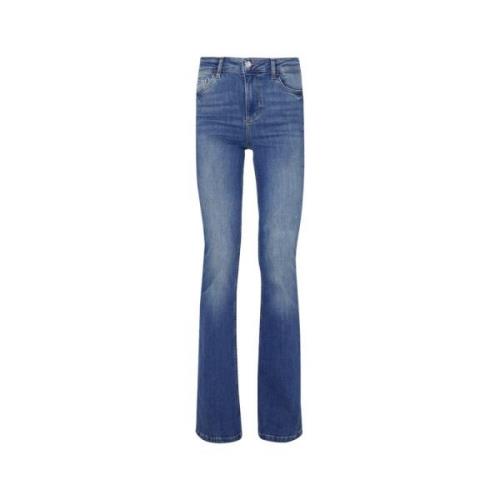 Blå Denim Jeans Casual Allround Look