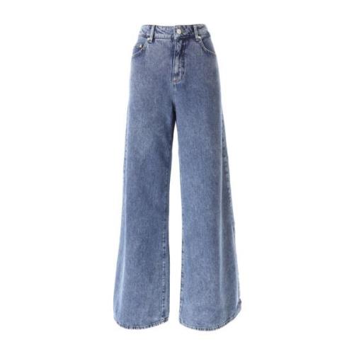 Bred Ben Hjerte Syet Blå Jeans