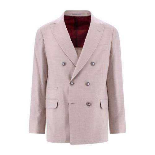 Dobbeltbrystet Blazer Jakke