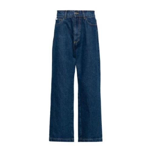 Klassiske Denim Bukser i Denim Blå