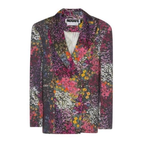 Fortryllende Blomstermønster Polyester Blazer