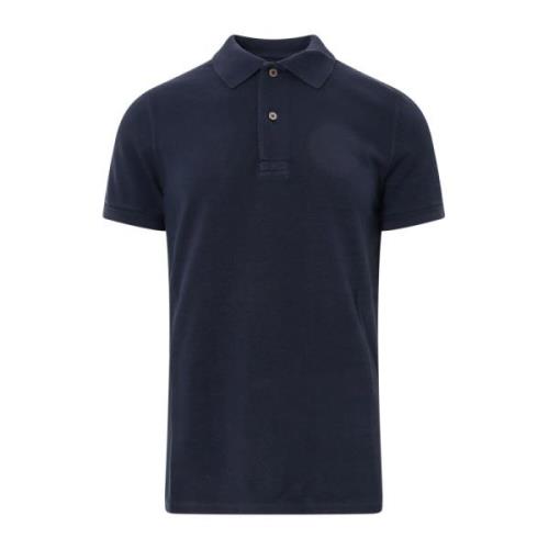 Bomuld Polo Shirt med Logo Broderi