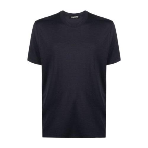 Blå Crew-neck T-shirt og Polo