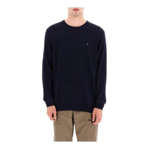 Polo Ralph Lauren Logo Embroidery Wool Sweater