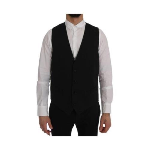 Sort Bomuld Vest Vest