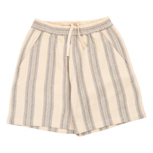 Beige Bomuldsshorts