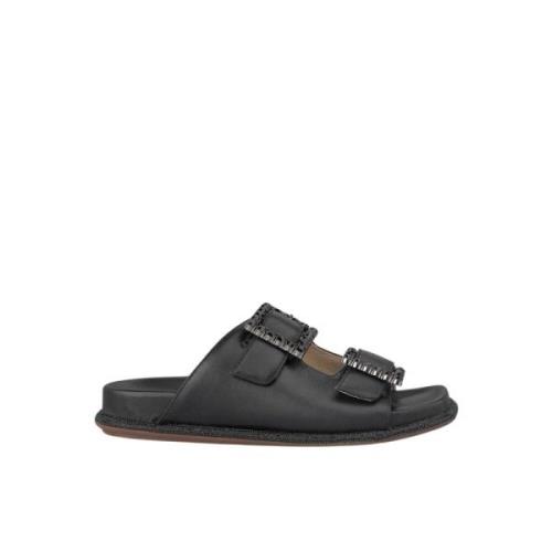 Glitrende Flad Sandal