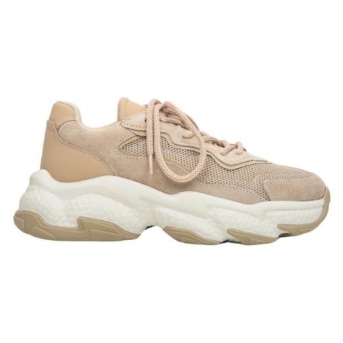 Chunky Platform Beige Sneakers