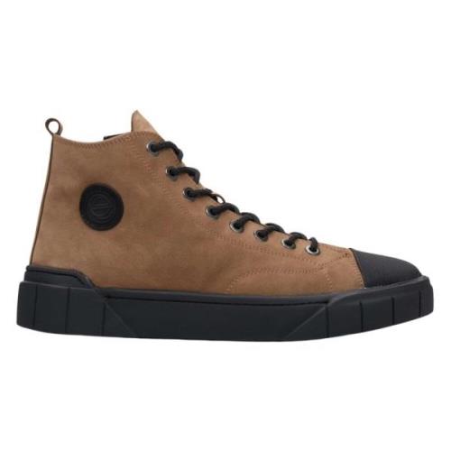 Brun Vinter High-Top Sneakers