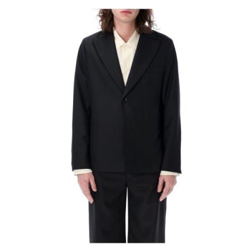 Sort Power Blazer Jakke