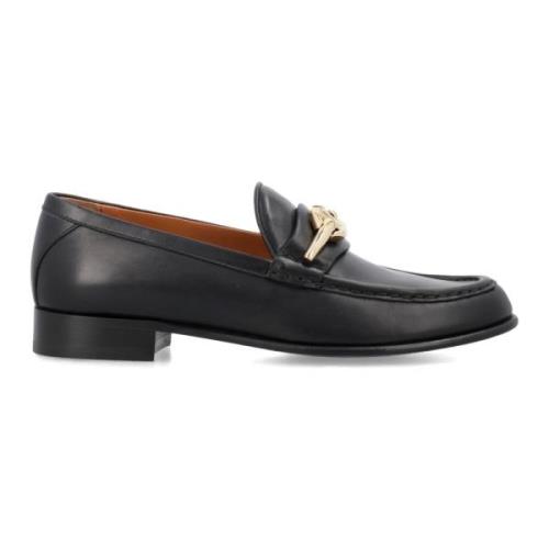 Guld V Logo Loafers Nero SS24