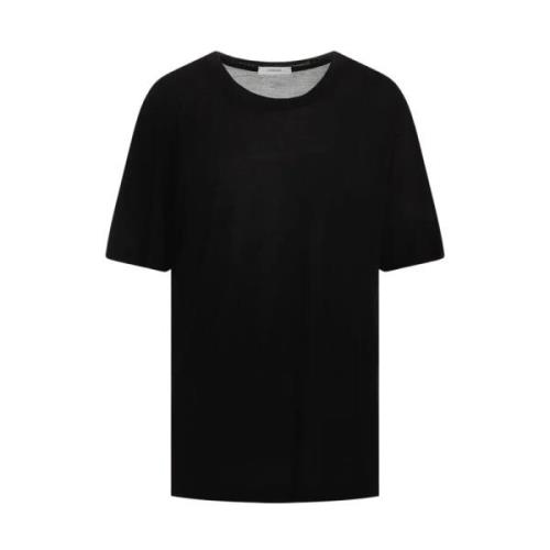 Sort Silke Crew Neck T-shirt