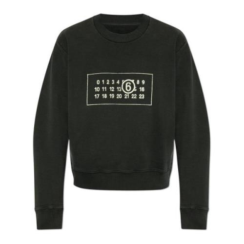 Sweatshirt med logo