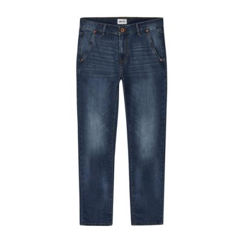 Mørkeblå Denim Regular Jeans