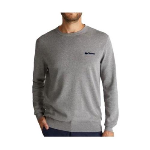 Crew Neck Strik Pullover Sweater