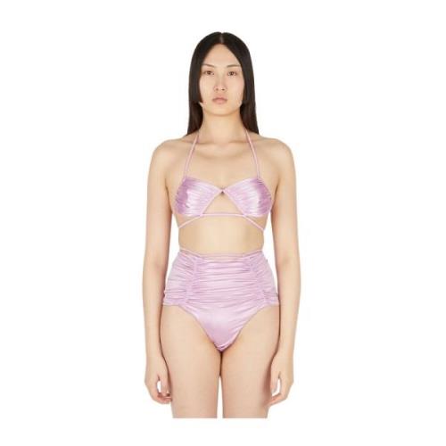 Skinnende Halterneck Bikini Top