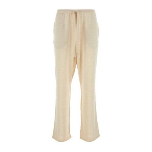 Ivory Wide-Leg Pant