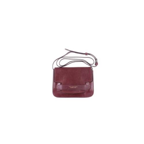 Bordeaux Læder Crossbody Taske