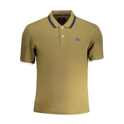 Kontrast Broderet Poloshirt