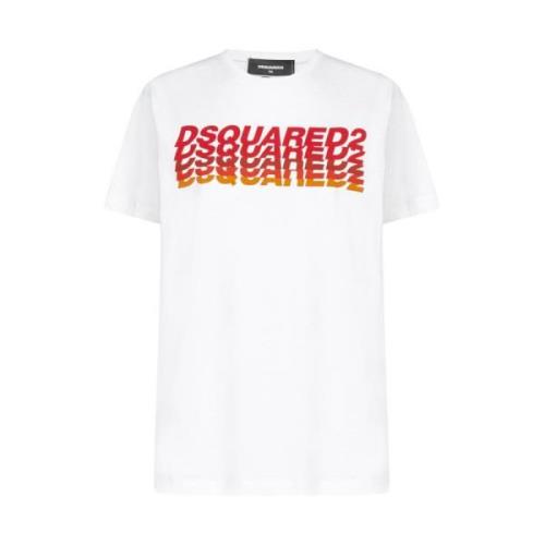 Herre Bomuld Logo Print T-shirt