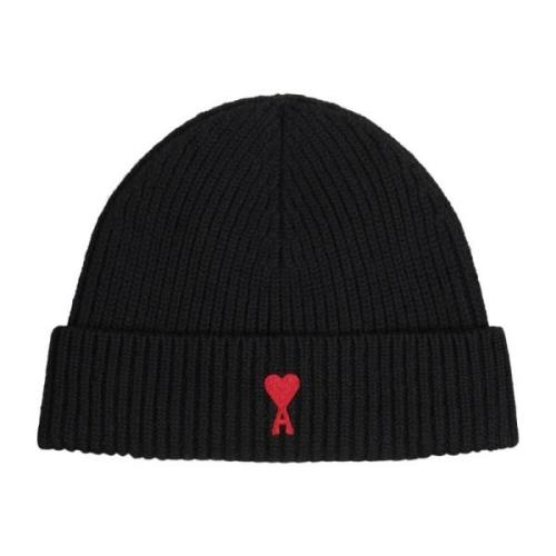 Logo Uld Beanie Varmt Materiale