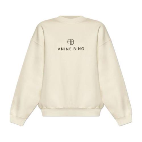 Sweatshirt med logo