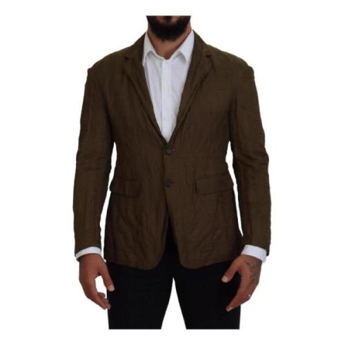 Grøn Blazer Jakke Regular Fit