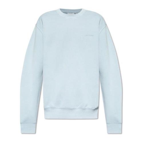 Sweatshirt med logo