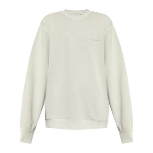 Sweatshirt med logo