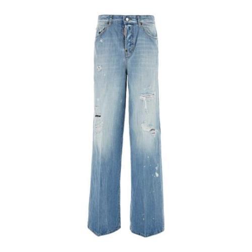 Wide-leg Denim Traveller Jeans