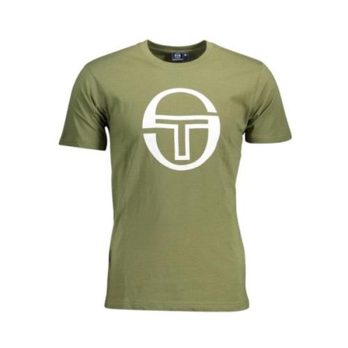 Tryk Logo Rund Hals T-Shirt