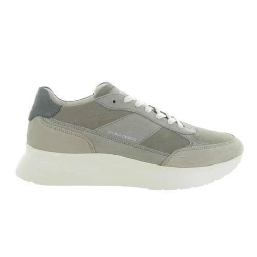 Taupe Nubuck Jet Runner Sneakers