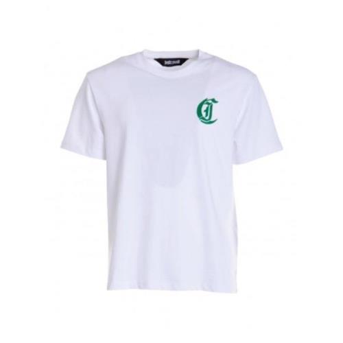 Velour Logo T-shirt Kortærmet Bred pasform