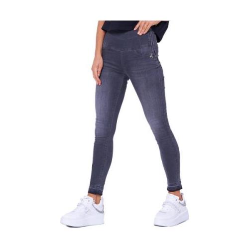 Højtaljede skinny jegging jeans