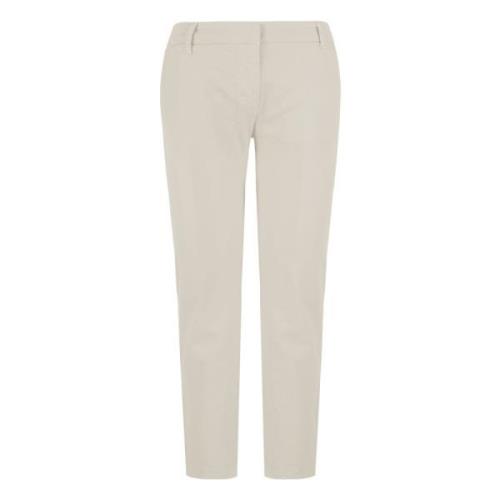 Beige Chino Bukser Slim Fit